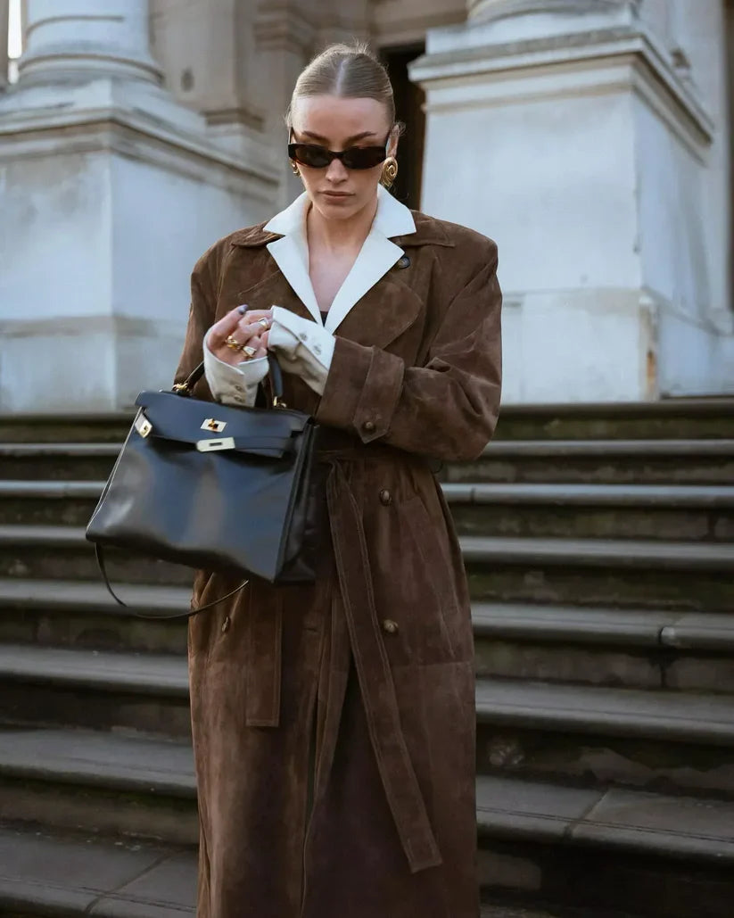 Valeria | Timeless Suede Coat