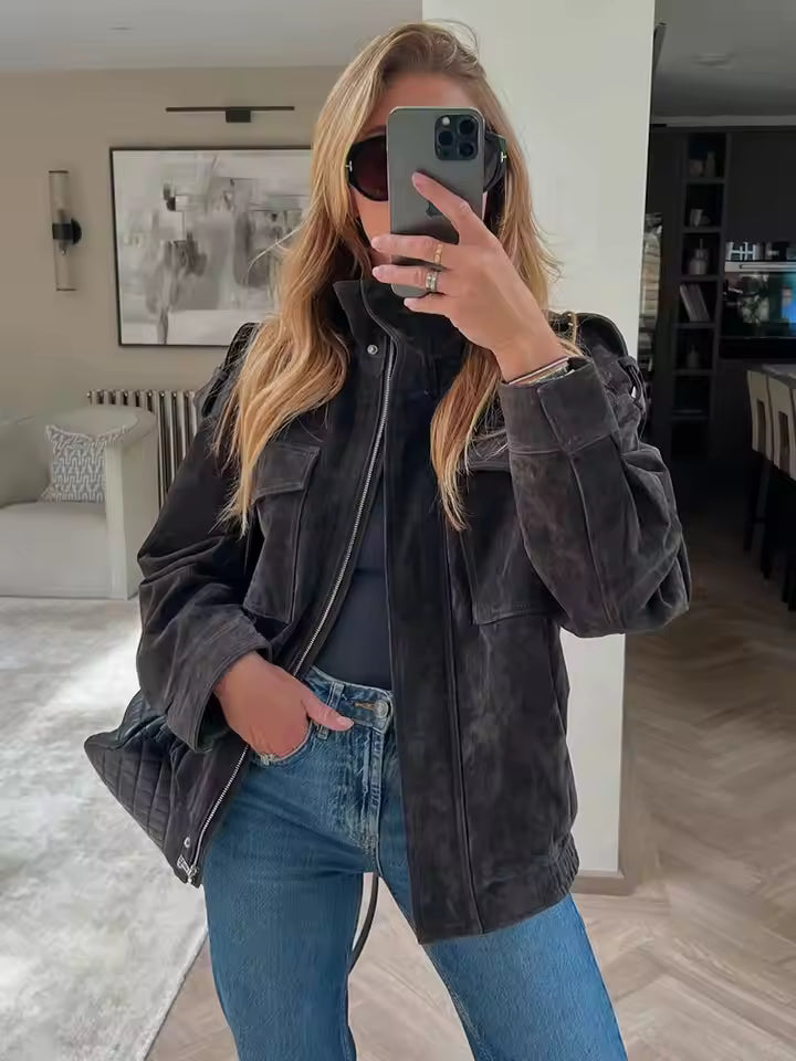 Amélie | Suede Vintage Jacket