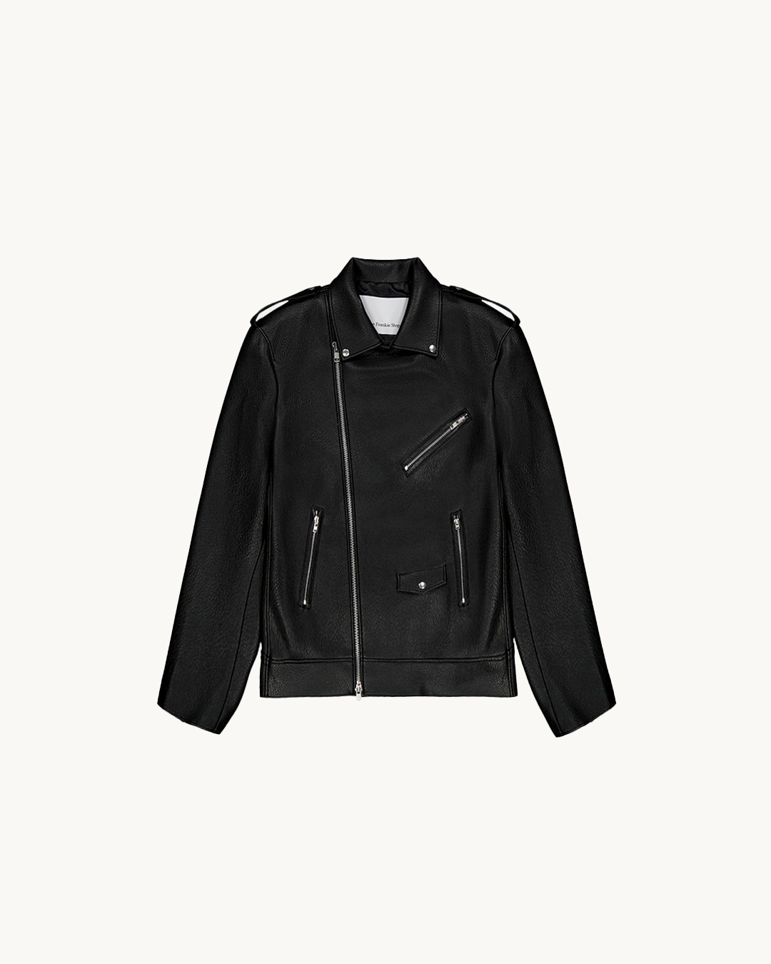 Arielle | Grained Moto Jacket