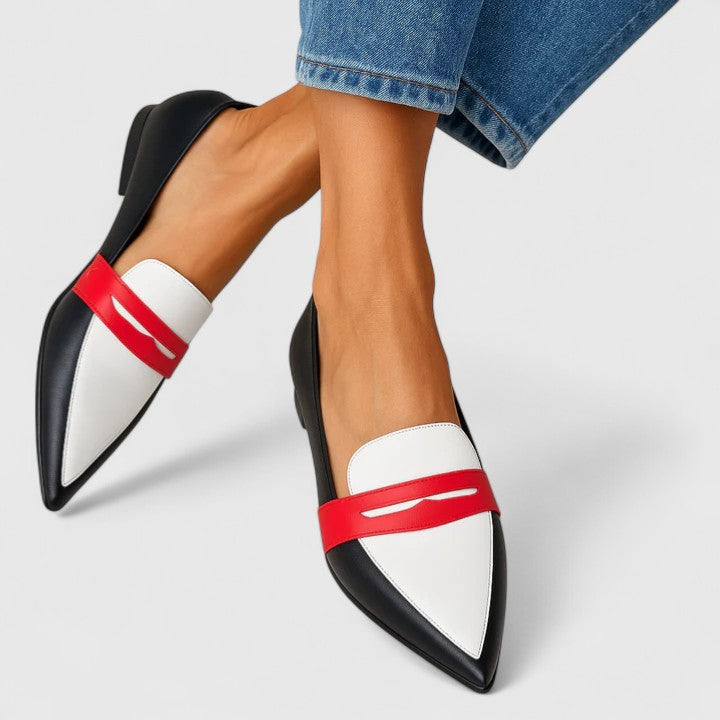 Serena | Pointed Slip-On Flats