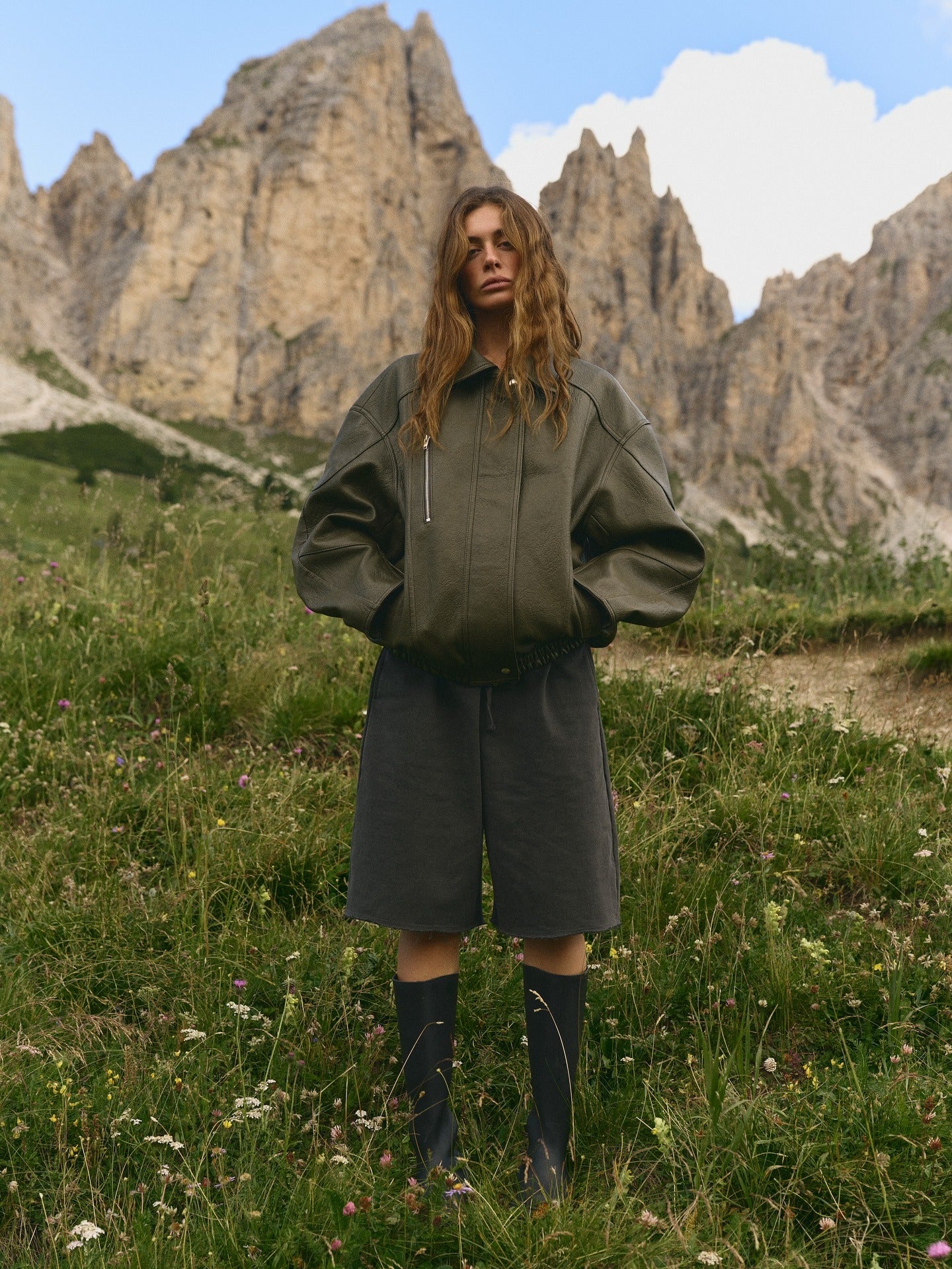 Élodie | Vintage Synthetic Jacket