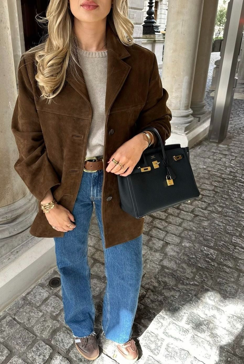 Rhea | Chic Suede Jacket