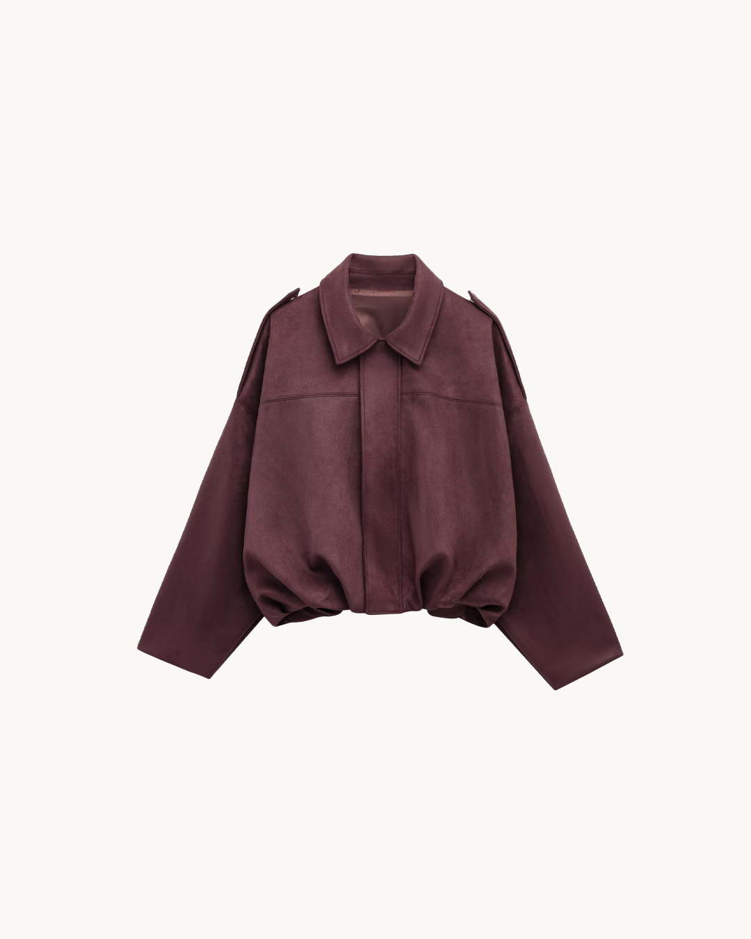 Rumi | Minimal Suede Jacket