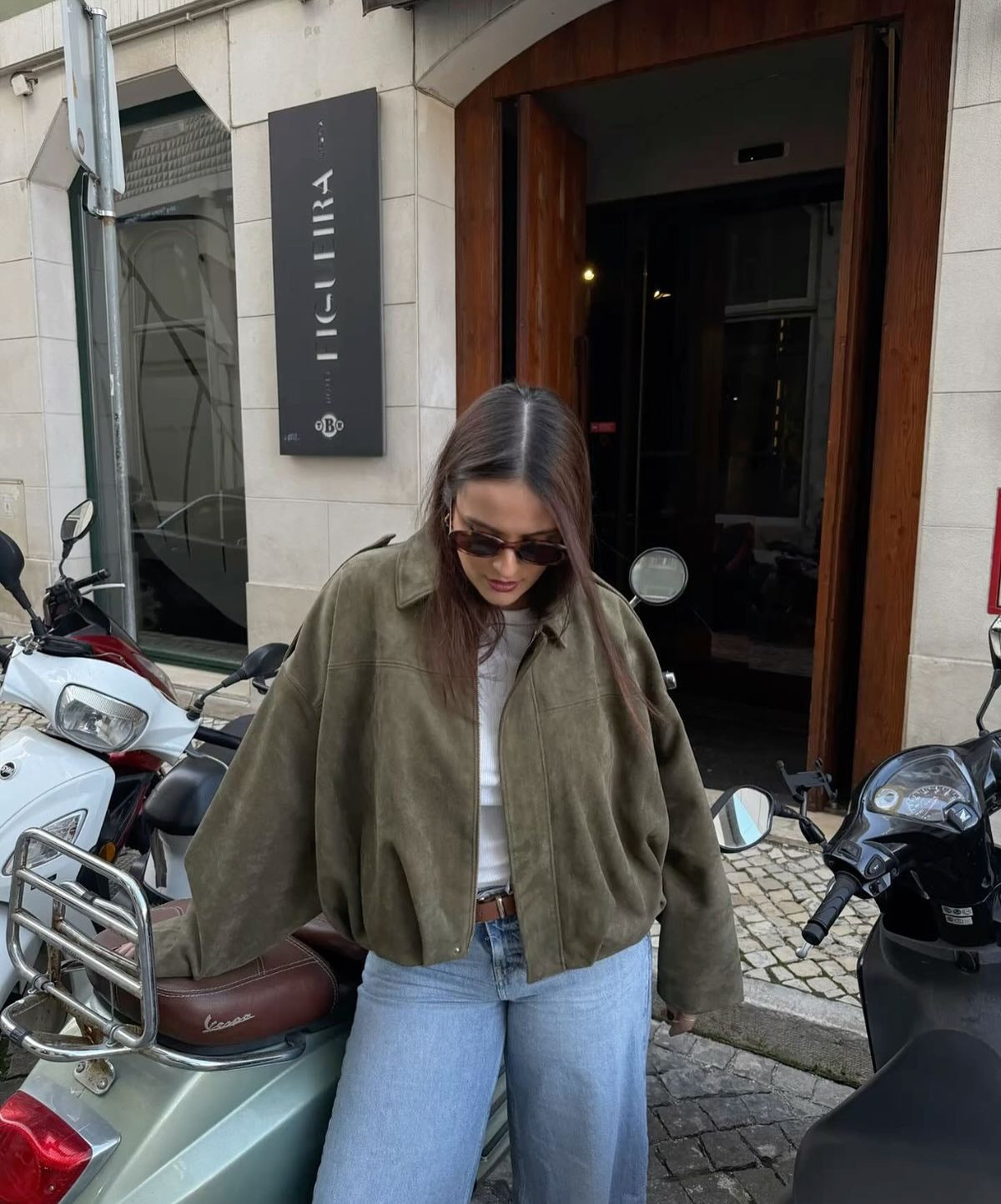 Rumi | Minimal Suede Jacket