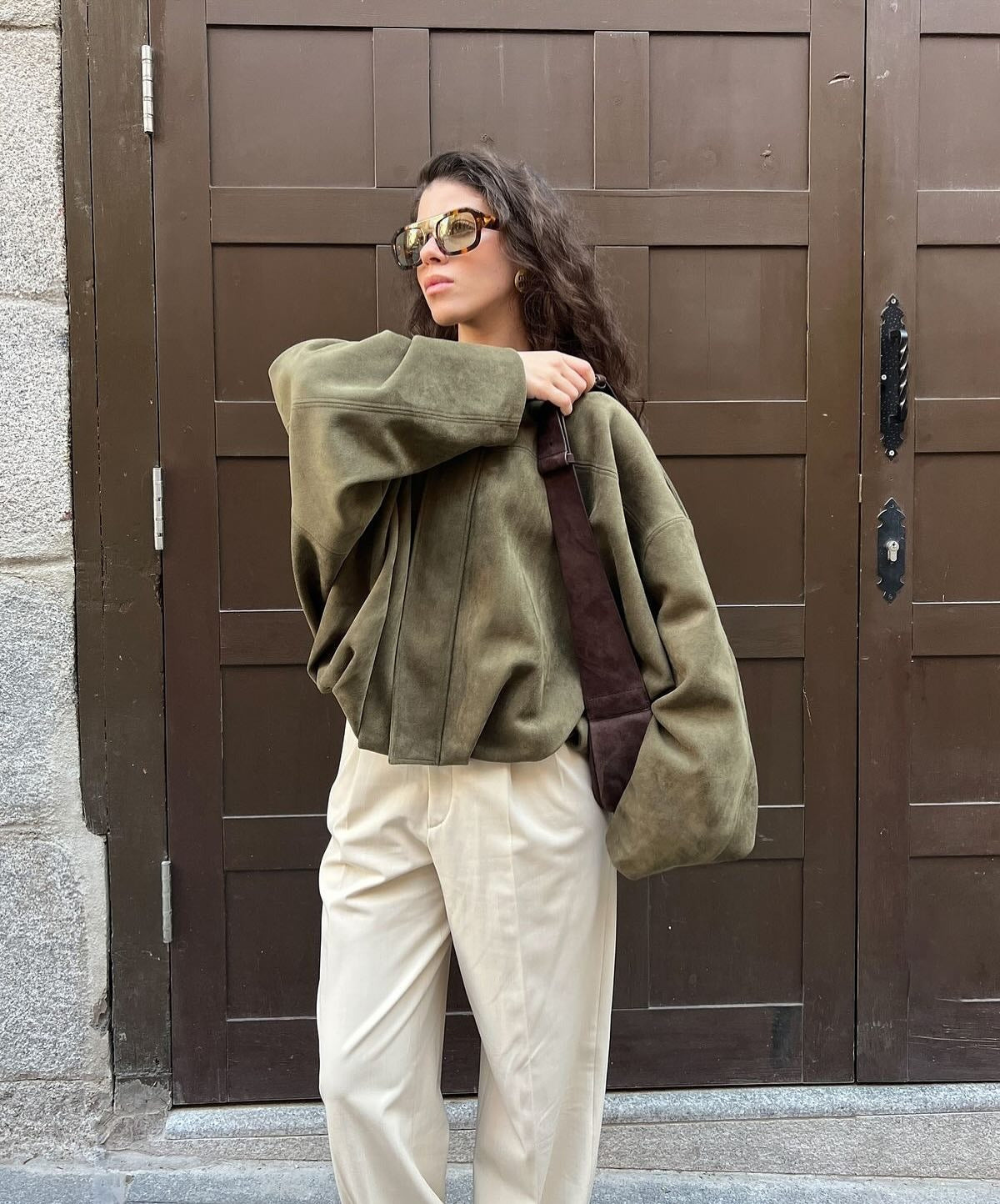Rumi | Minimal Suede Jacket