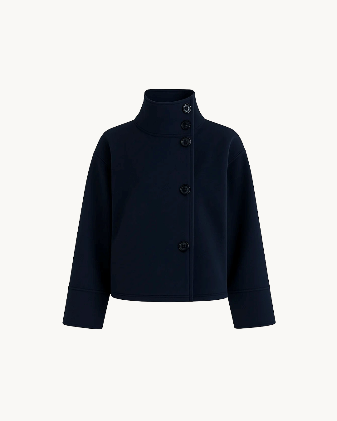 Sena | Luxe Fold-Collar Jacket