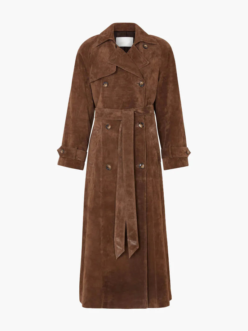 Valeria | Timeless Suede Coat