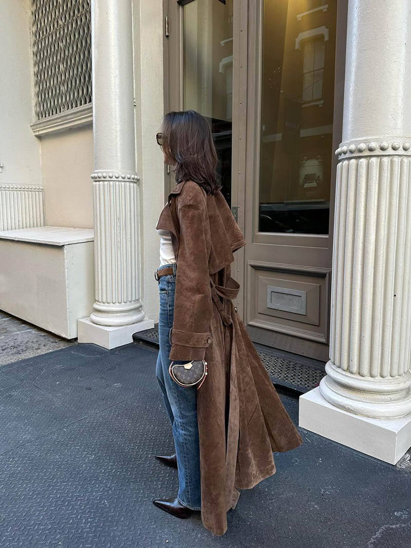 Valeria | Timeless Suede Coat
