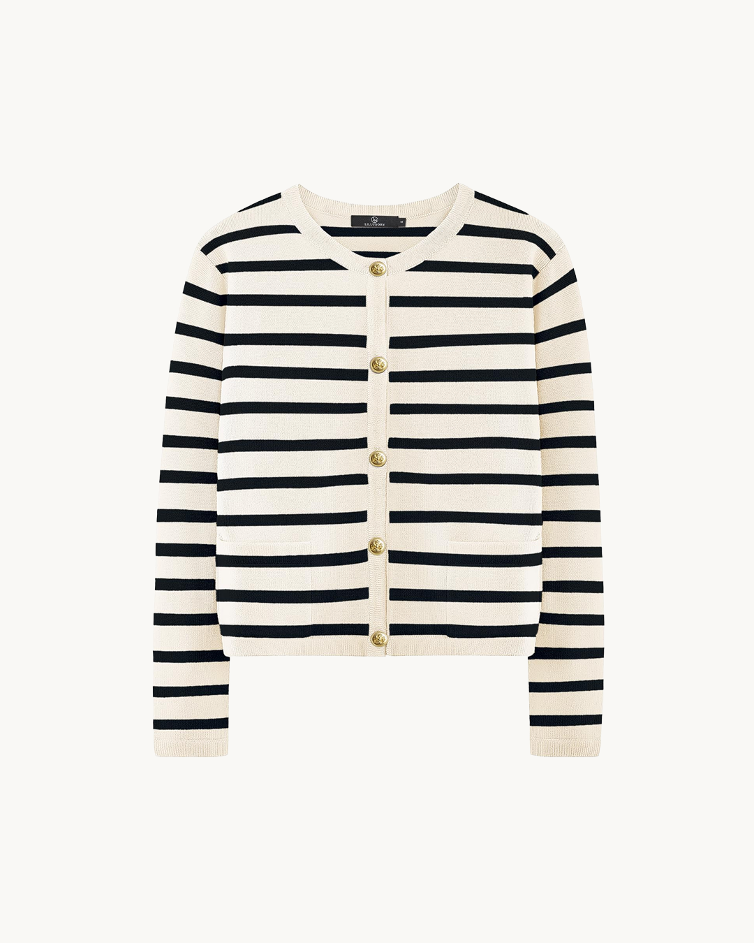 Yara | Parisian Stripe Cardigan