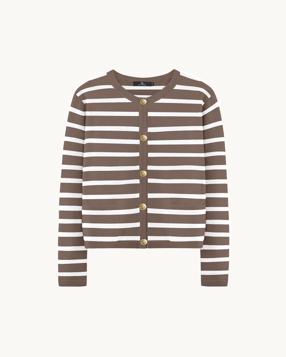 Yara | Parisian Stripe Cardigan