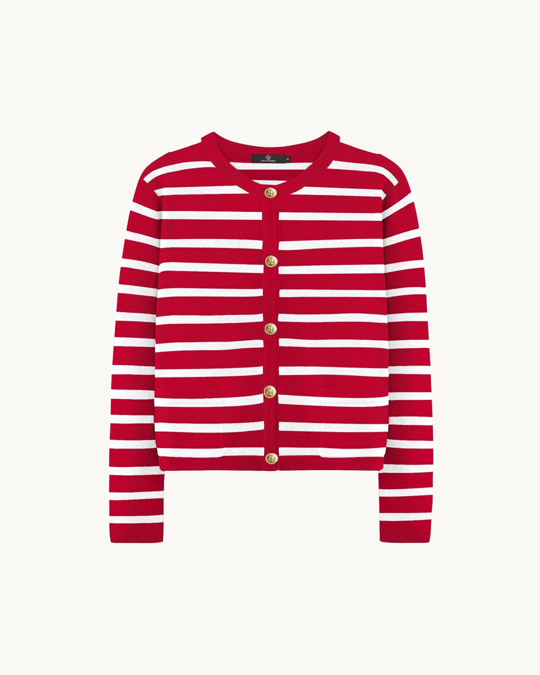 Yara | Parisian Stripe Cardigan