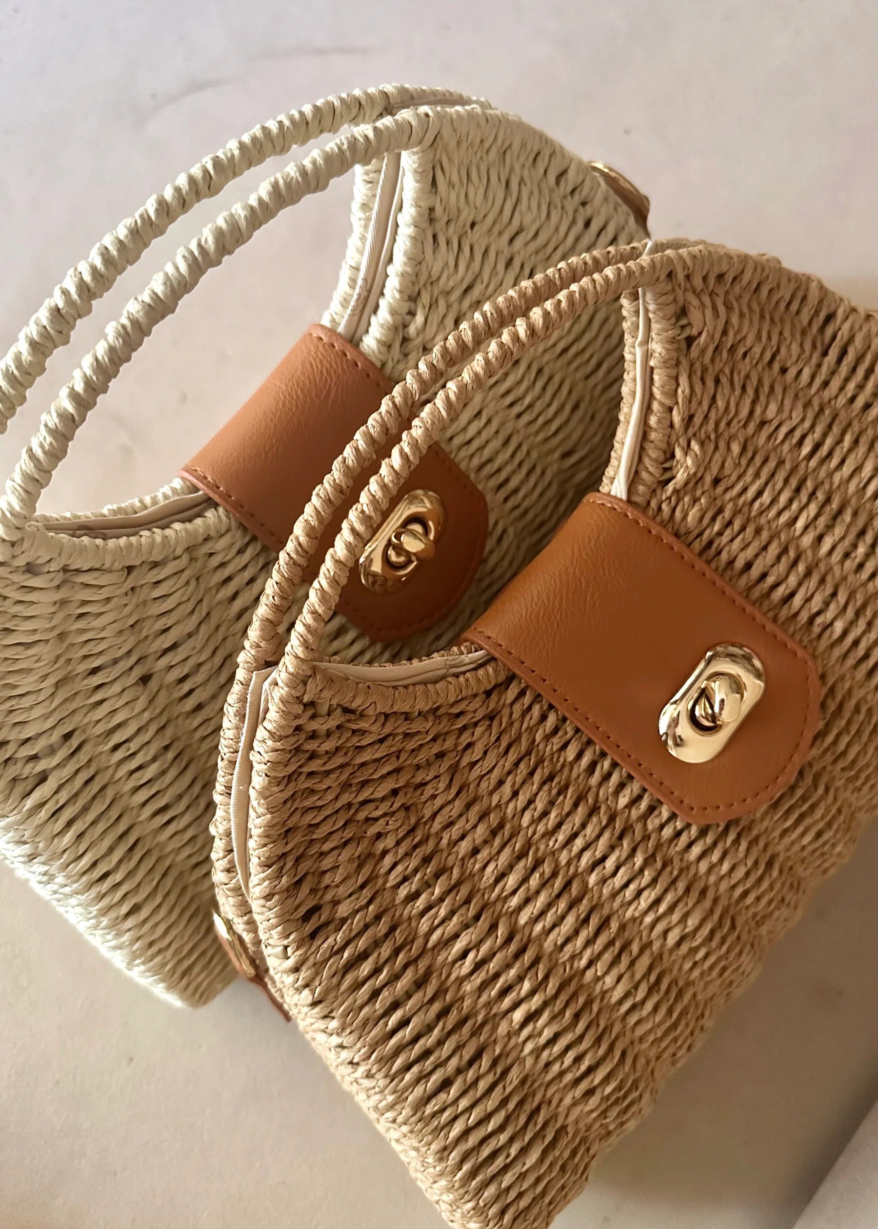 Arin | Chic Straw Tote