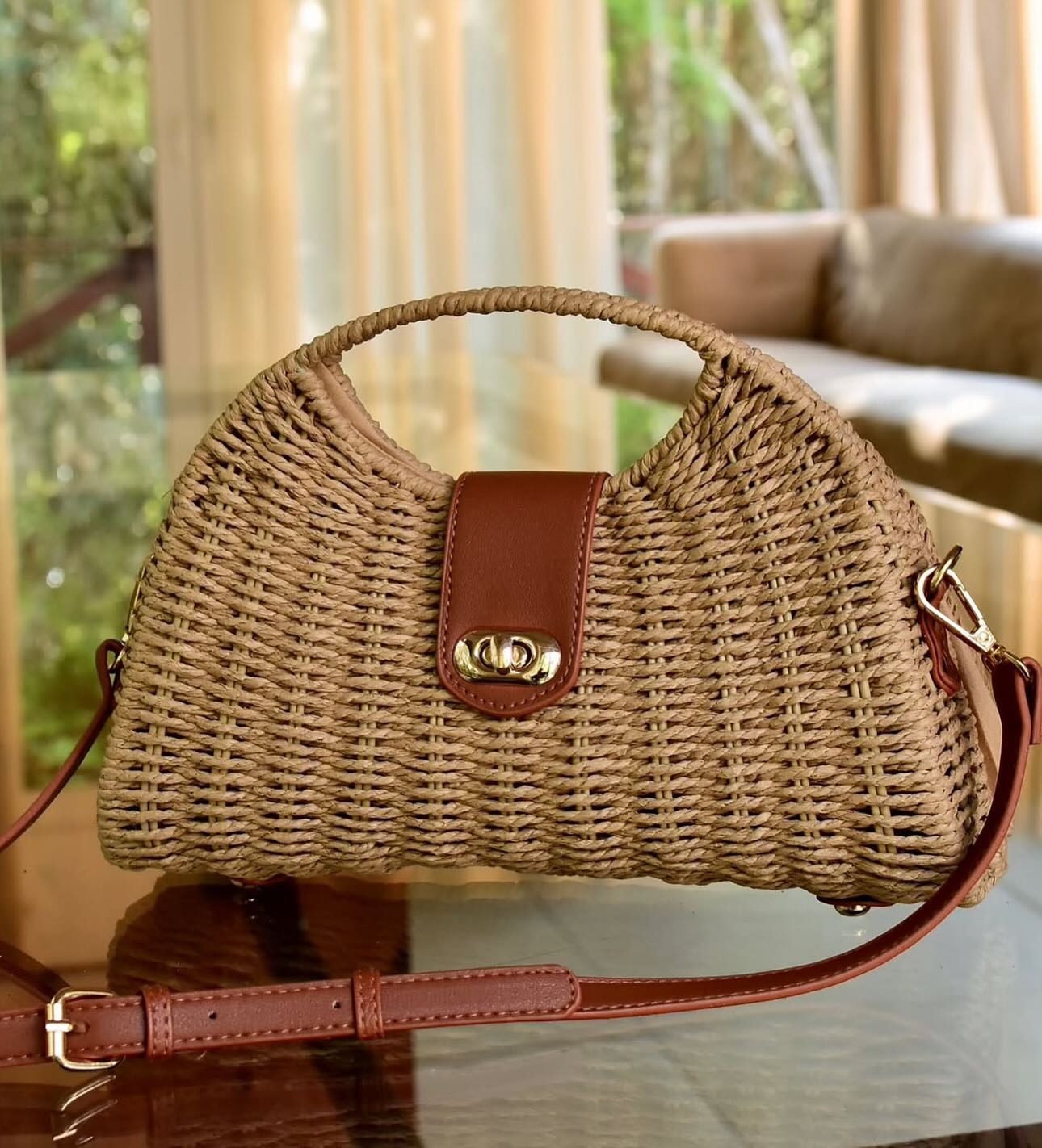 Arin | Chic Straw Tote