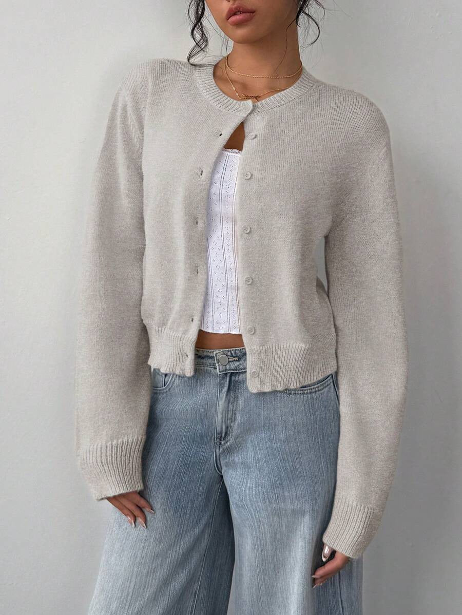 Léa | Ribbed Knit Cardigan