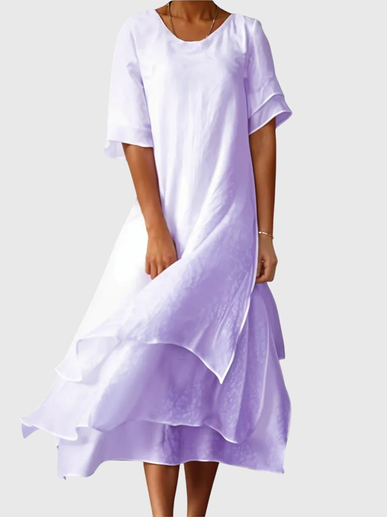 Aria | Draped Midi Dress