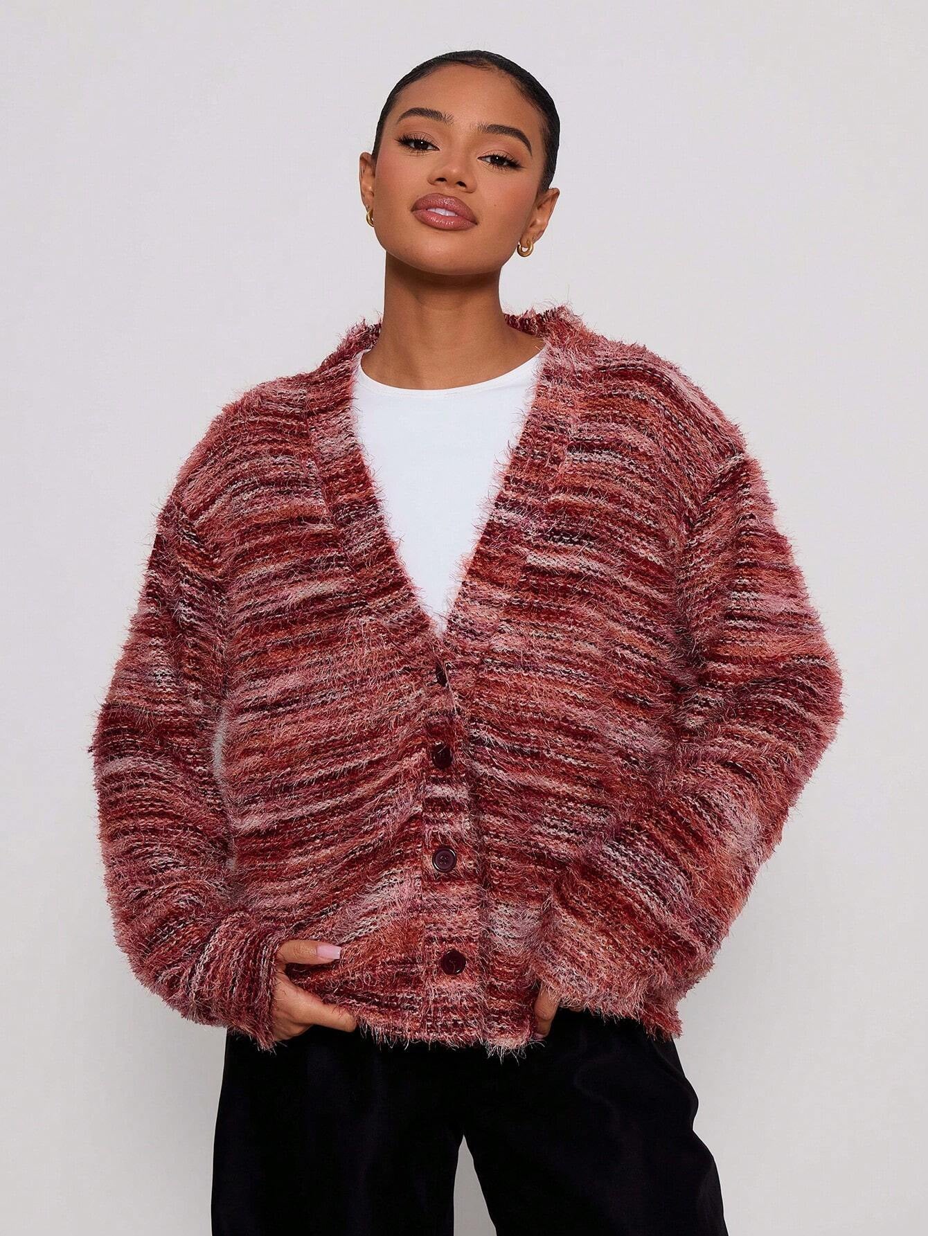 Mireille | Bold-Stitch Cardigan