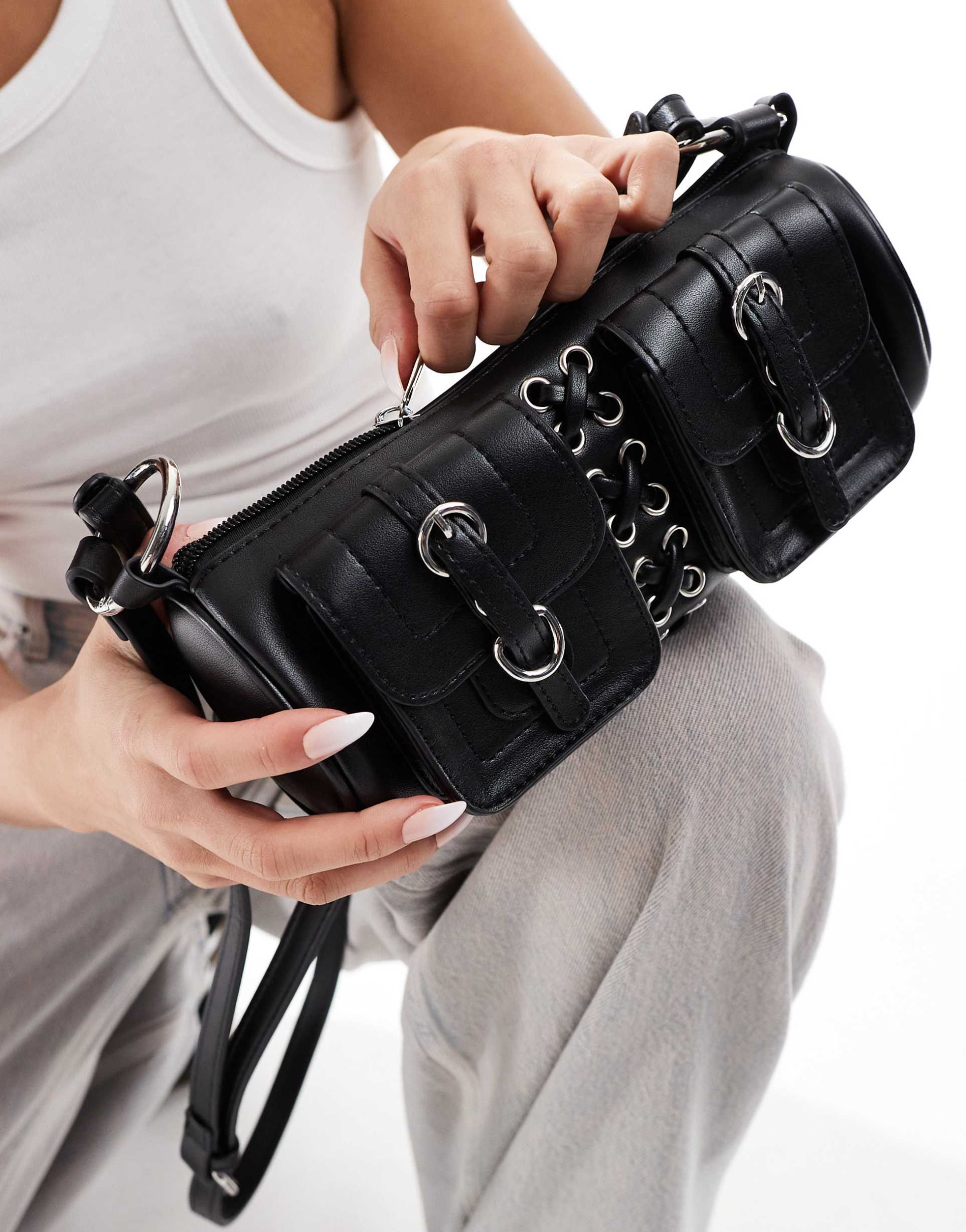 Raina | Embossed Shoulder Bag