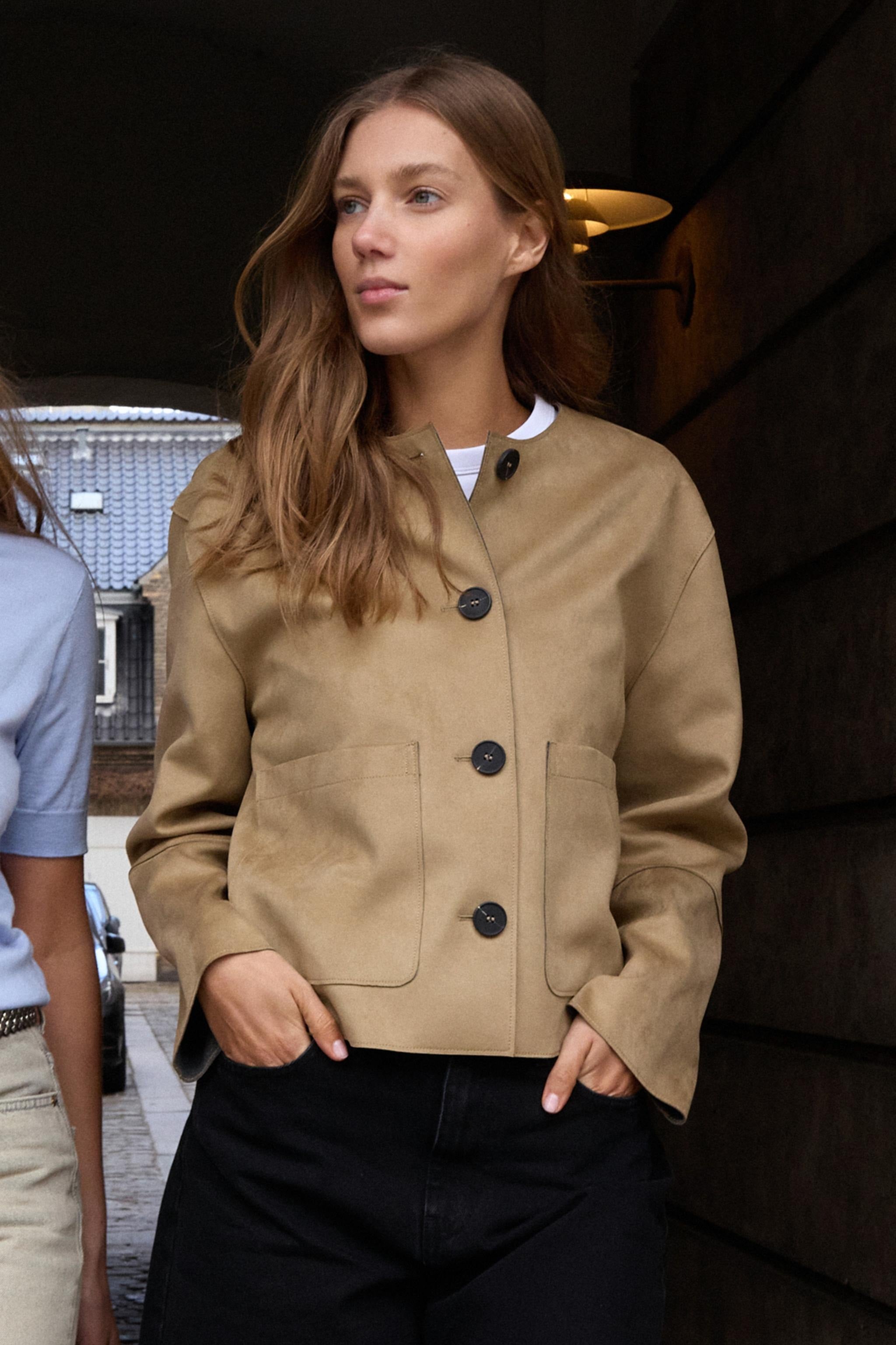 Margot | Suede-Textured Jacket