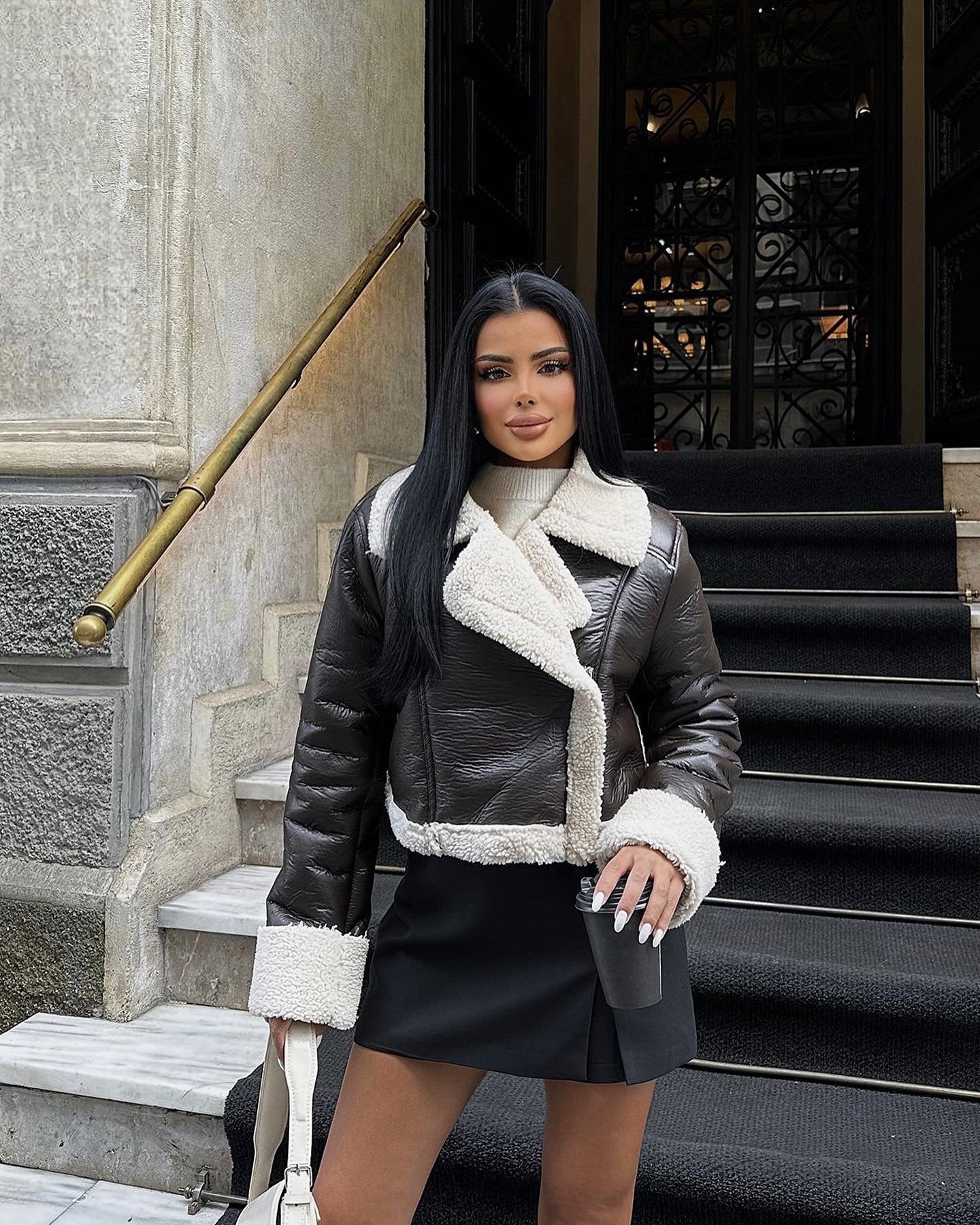 Nerina | Faux Suede Jacket