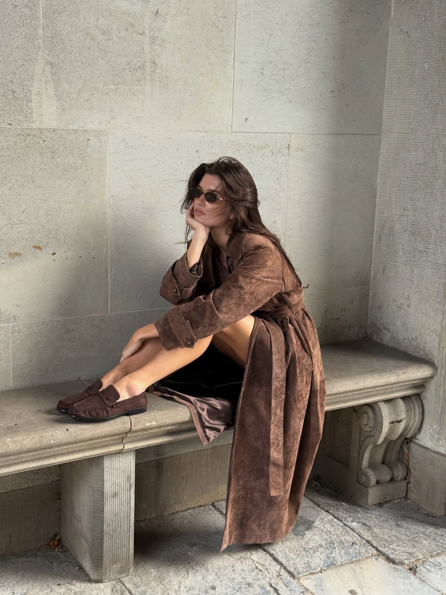Valeria | Timeless Suede Coat