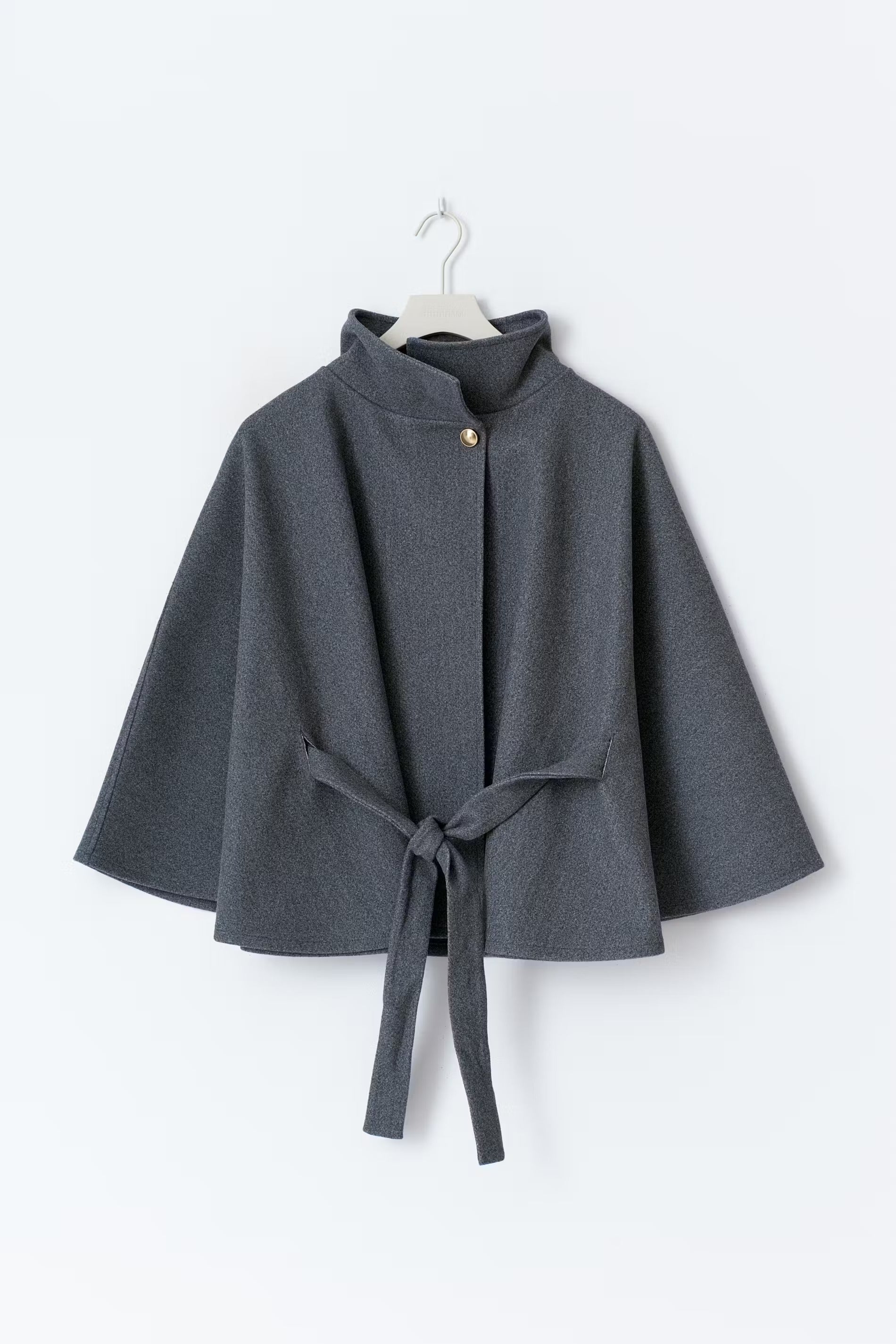 Vienne | Belted Wool-Blend Cape