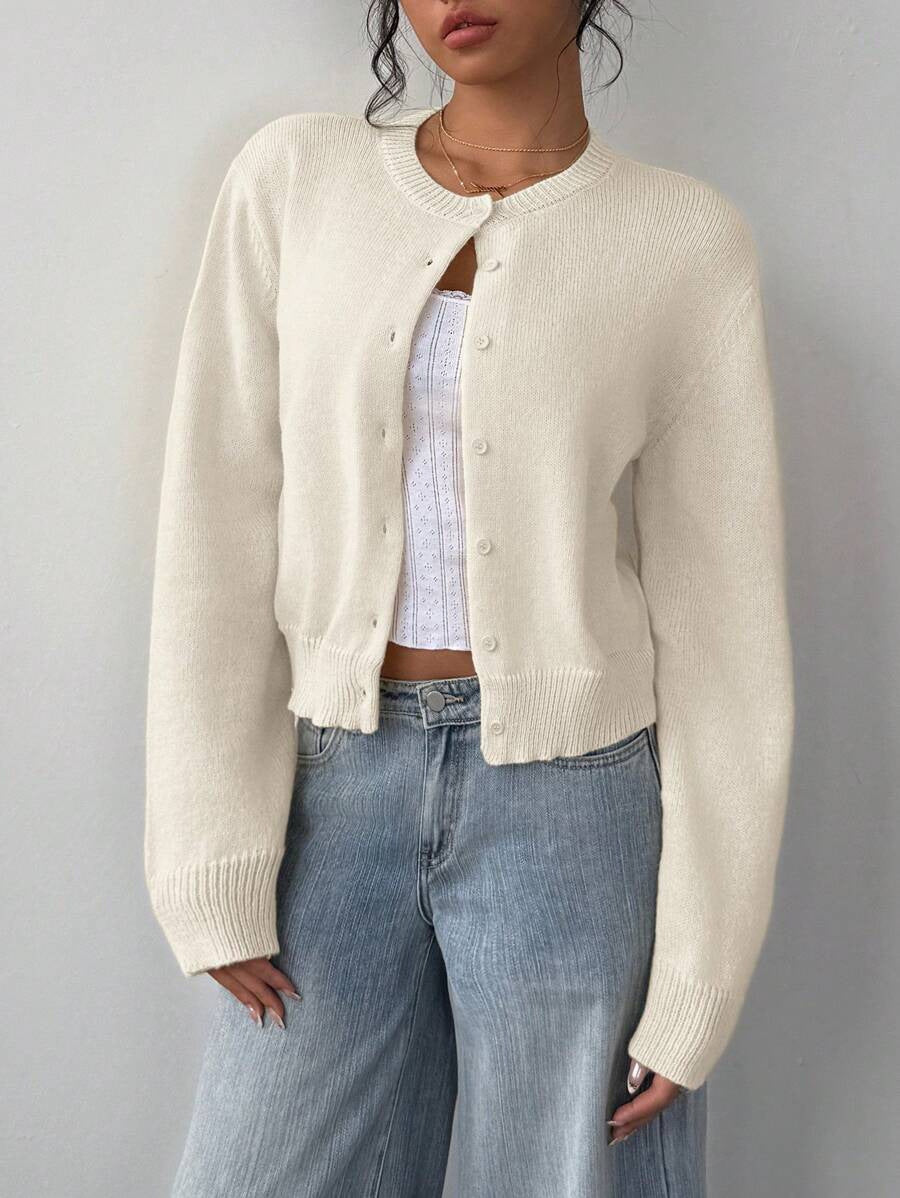 Léa | Ribbed Knit Cardigan