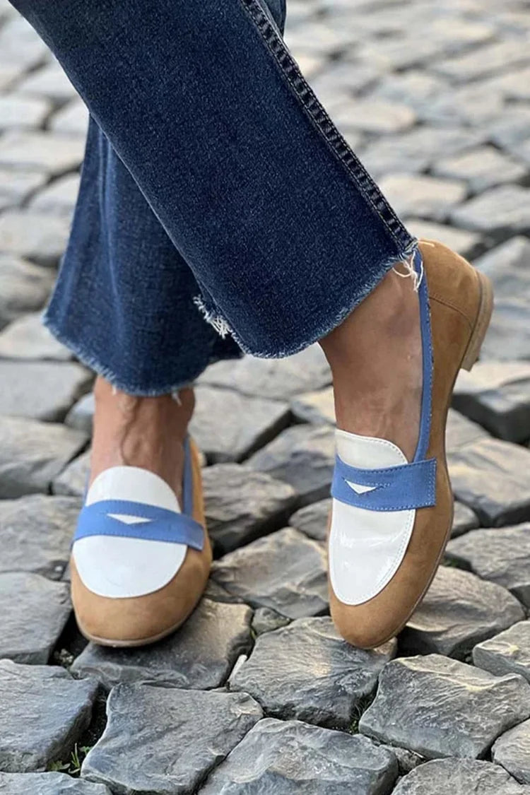 Juliana | Color-Block Loafers