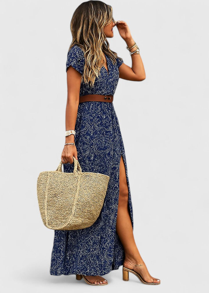 Aurelie | Flowing Boho Maxi Dress
