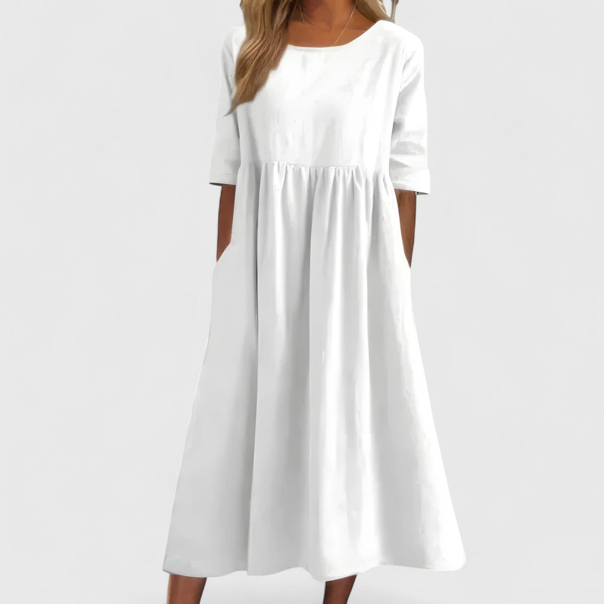 Zoe | Cotton Midi Dress