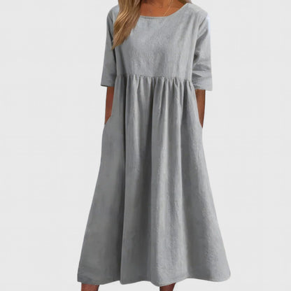 Zoe | Cotton Midi Dress