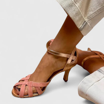 Isabella | Comfort-First T-Strap Heels