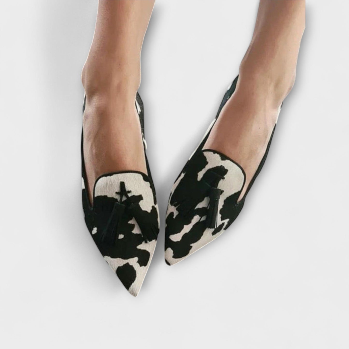 Audrey | Animal Print Tassel Loafers
