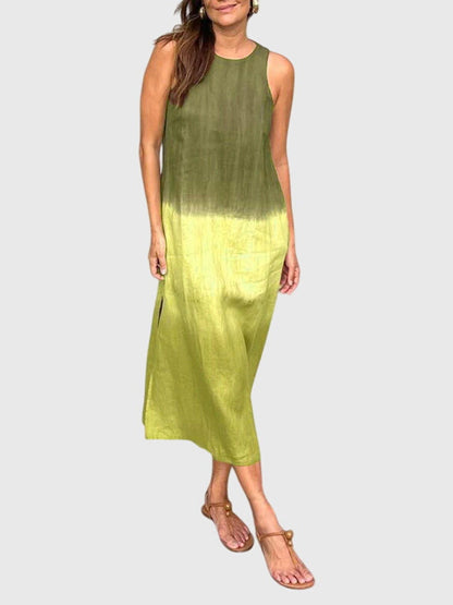 Vivienne | Gradient Print Midi Dress