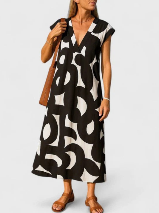 Isabella | Relaxed High-Neck Dress