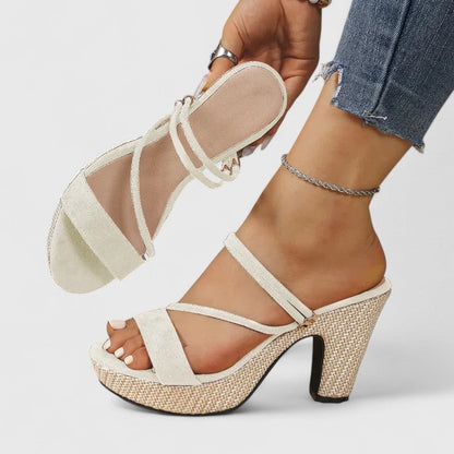 Rosalind | Strappy Block Heels