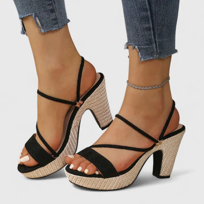 Rosalind | Strappy Block Heels