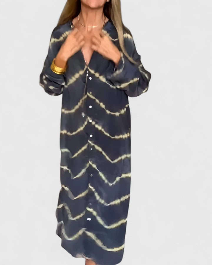 Sophia | Flowing Striped Maxi Dress