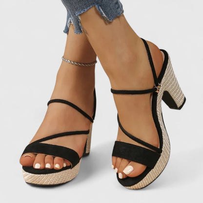 Rosalind | Strappy Block Heels