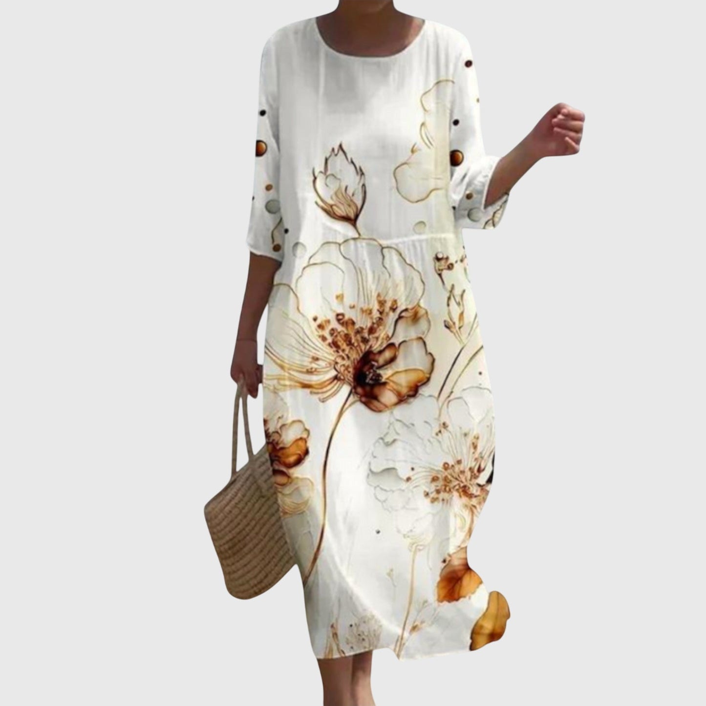Margot | Flowing Floral Maxi Dress