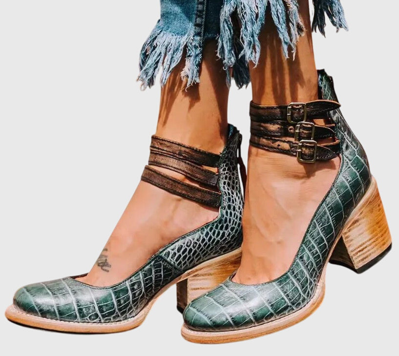 Serena | Strappy Block Heel Sandals