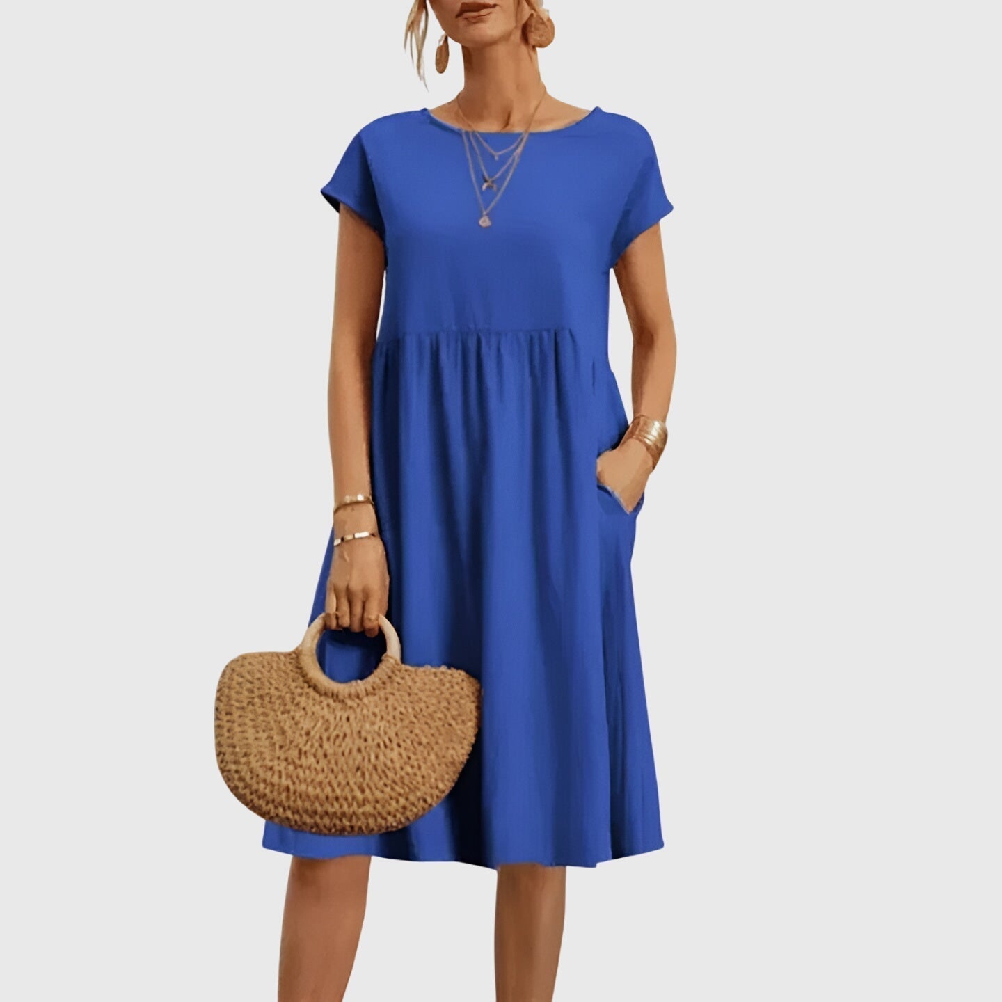Celeste | Flowing Spring Midi Dress