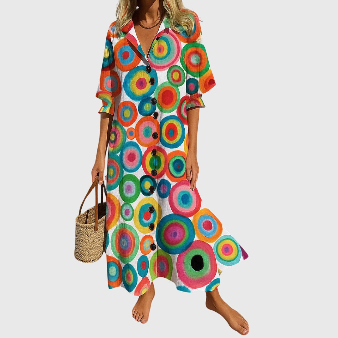 Isabella | Bohemian Lace Midi Dress