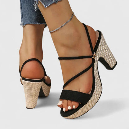Rosalind | Strappy Block Heels