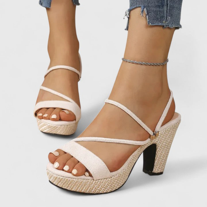 Rosalind | Strappy Block Heels