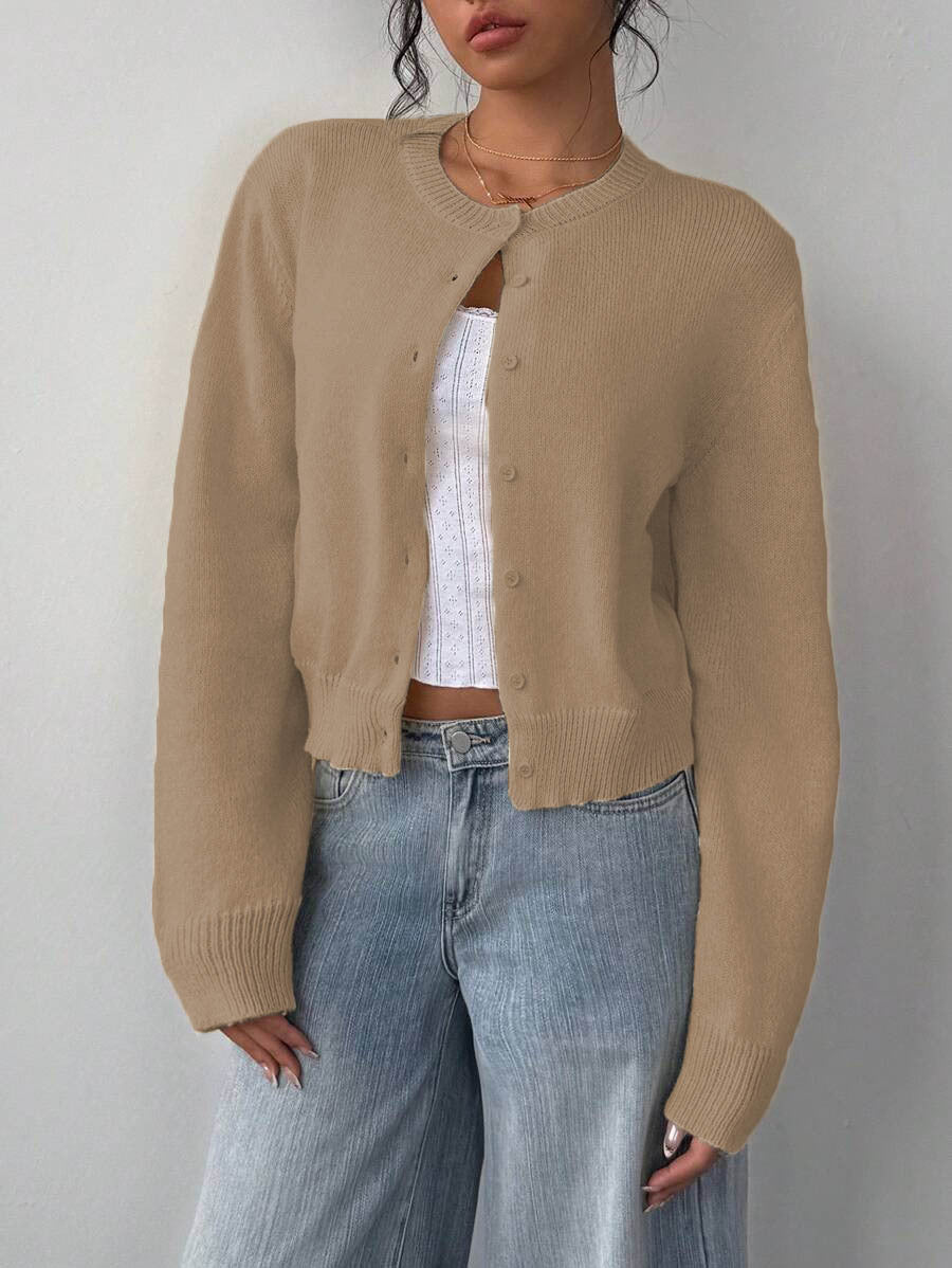 Léa | Ribbed Knit Cardigan