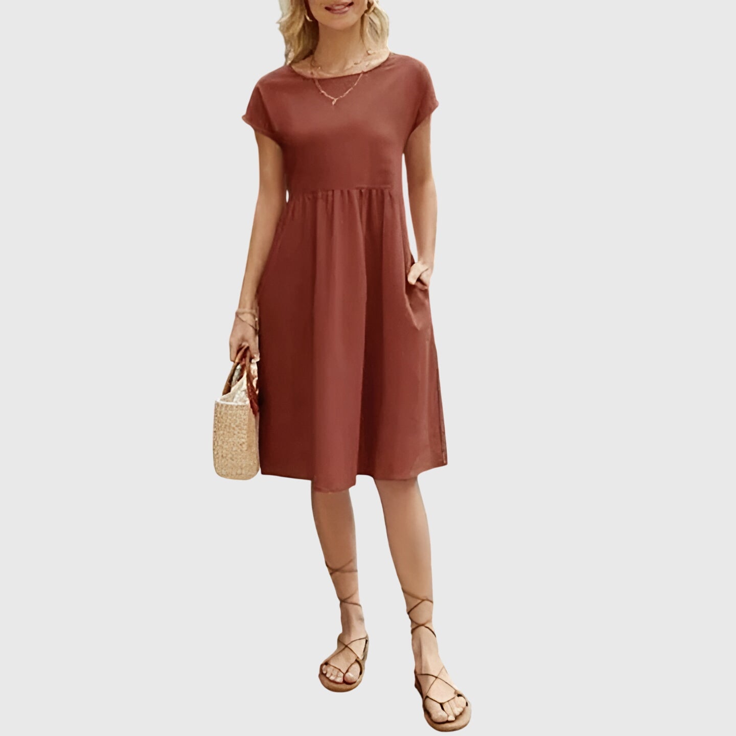 Celeste | Flowing Spring Midi Dress
