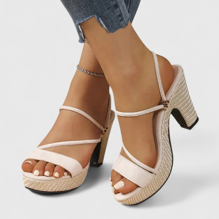 Rosalind | Strappy Block Heels