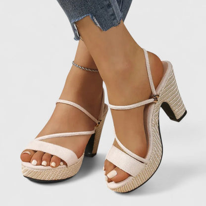 Rosalind | Strappy Block Heels
