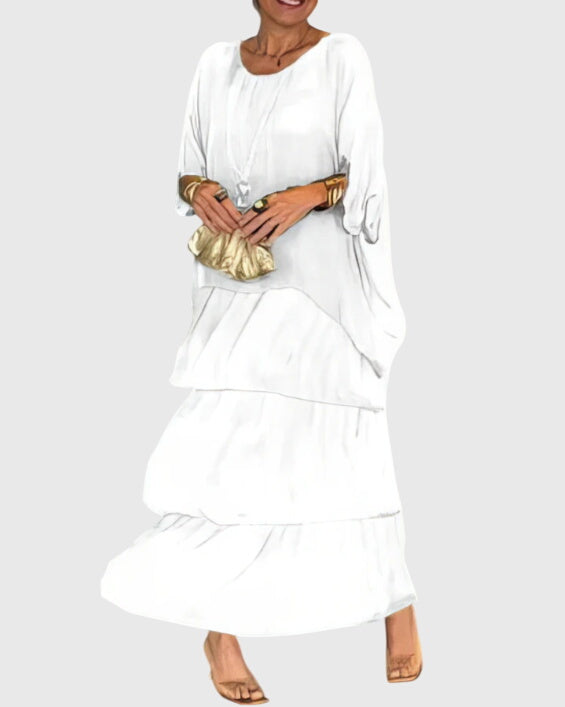 Anastasia | Long Flowing Maxi Dress