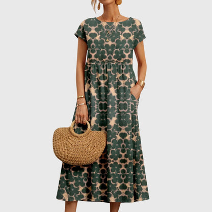 Delphine | Floral Midi Dress